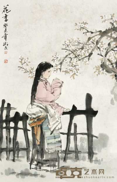 张卫民 花季 立轴 70×46cm
